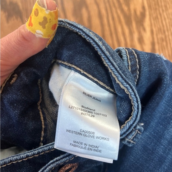 27x29 silvers boyfriend jeans - Picture 3 of 5